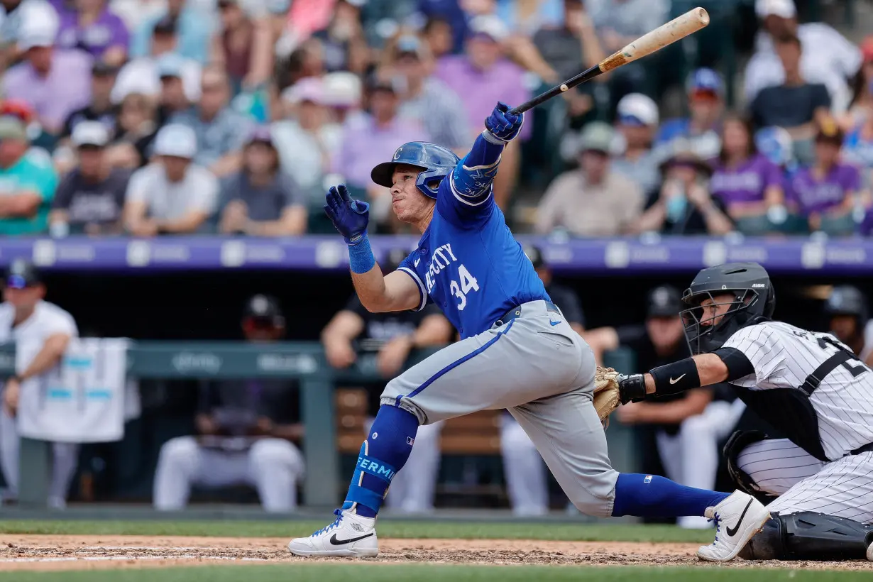 MLB: Kansas City Royals at Colorado Rockies