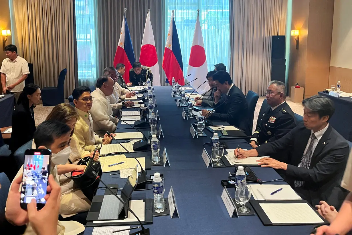 Japan Defence Minister Kihara meets with Philippine Defence Minister Teodoro in Taguig City