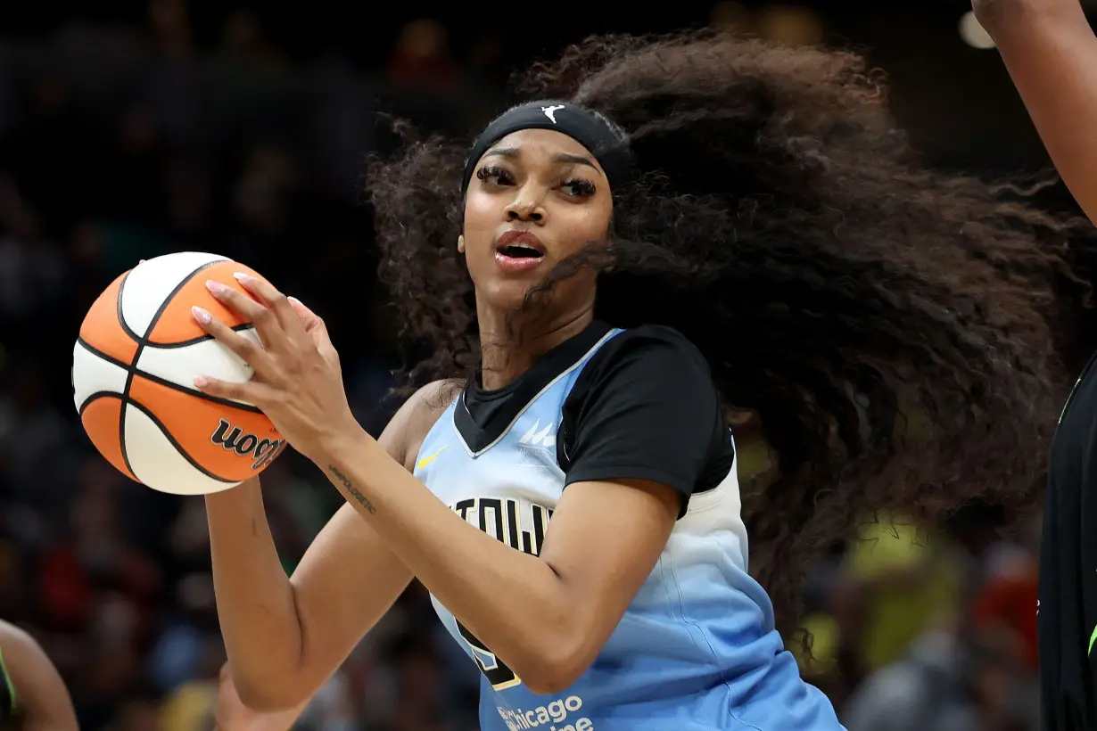 Chicago Sky's Angel Reese makes WNBA history with 13th consecutive double-double