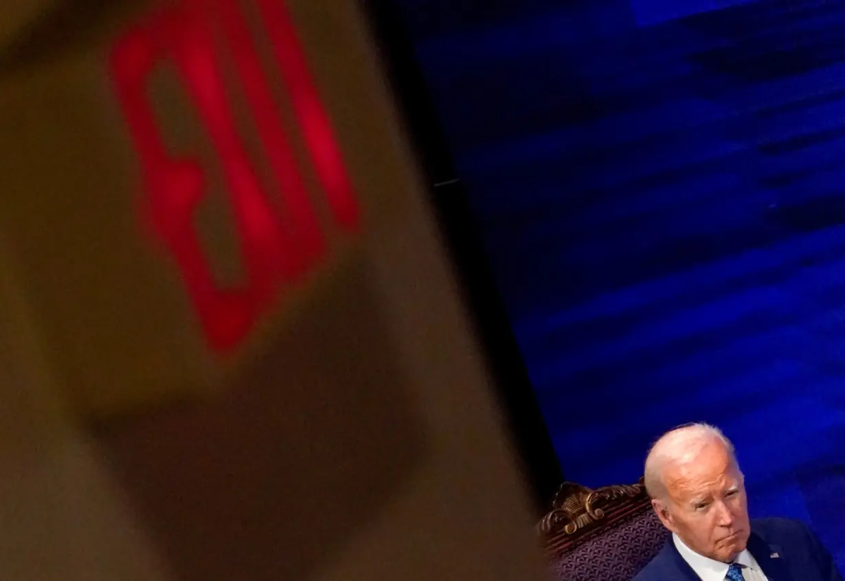 U.S. President Biden attends a church service at Mt Airy Church of God In Christ in Philadelphia