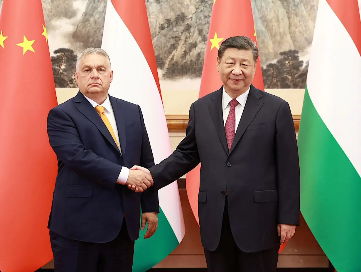 Hungary's Orban holds talks with Xi during surprise Beijing visit, days after meeting Putin