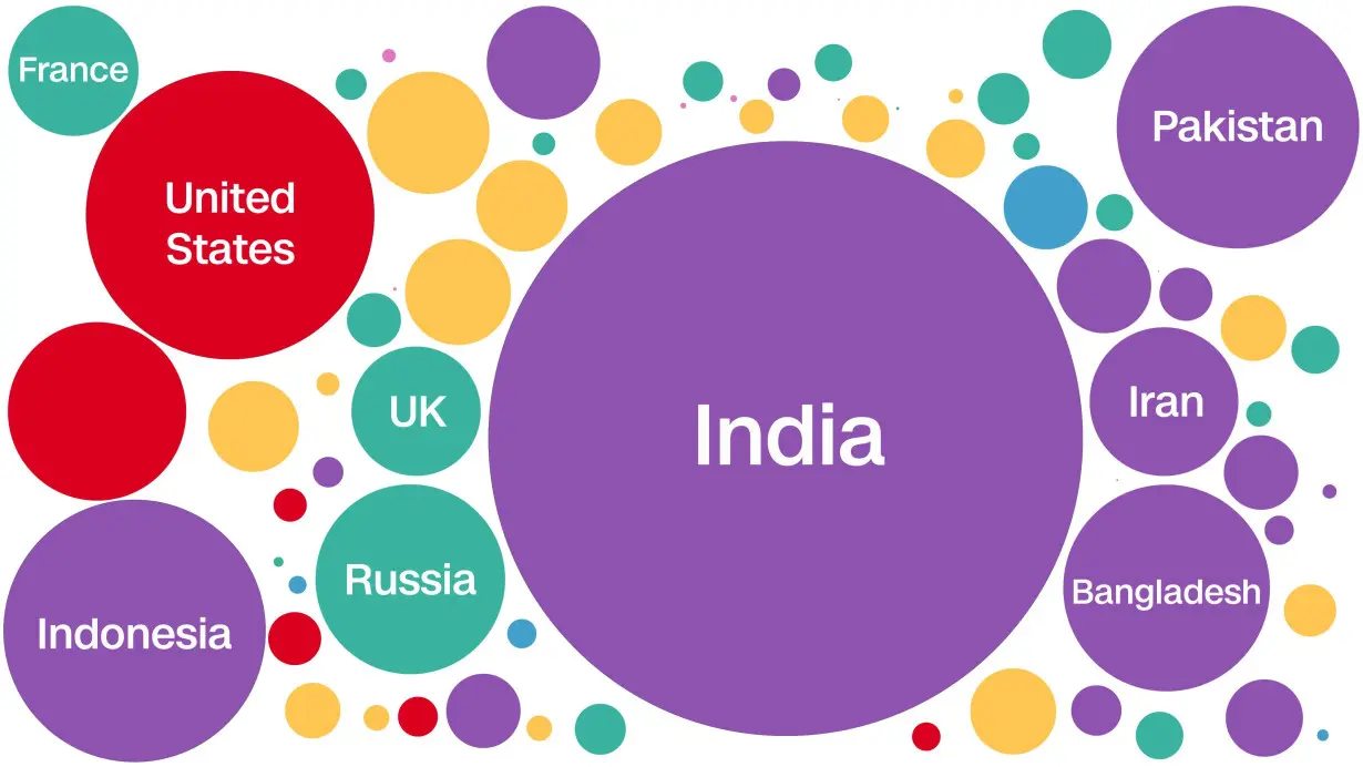 At least 70 countries have elections in 2024. A guide in maps and charts