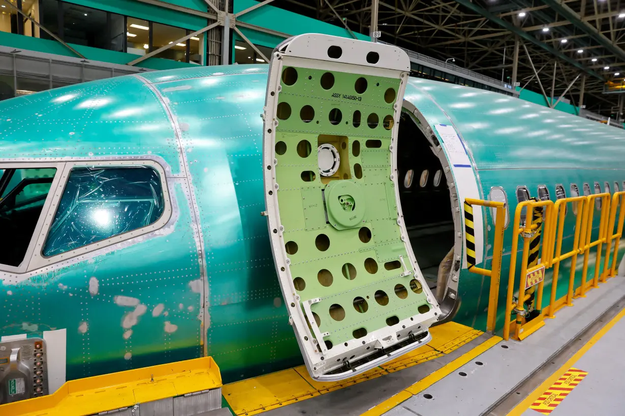 Boeing 737 MAX aircraft are assembled at the company's plant in Renton