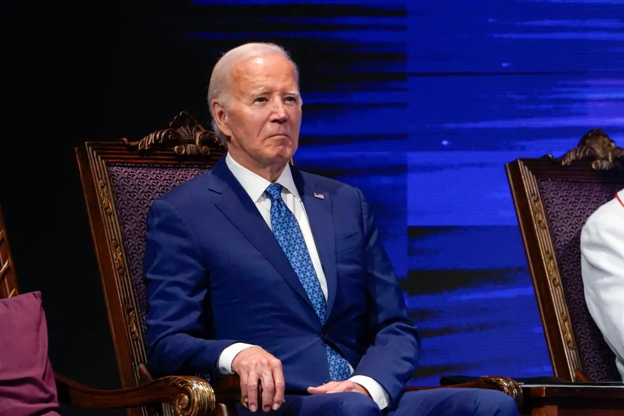 FILE PHOTO: U.S. President Biden attends a church service at Mt Airy Church of God In Christ in Philadelphia