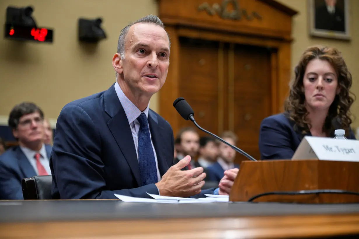 Olympic swimming great Michael Phelps, U.S. swimmer Allison Schmitt, and US Anti-Doping Agency CEO Travis Tygart testify at Capitol Hill