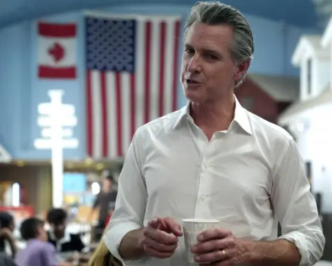 Gavin Newsom works to bolster Biden in a swing-state tour that could boost both their ambitions