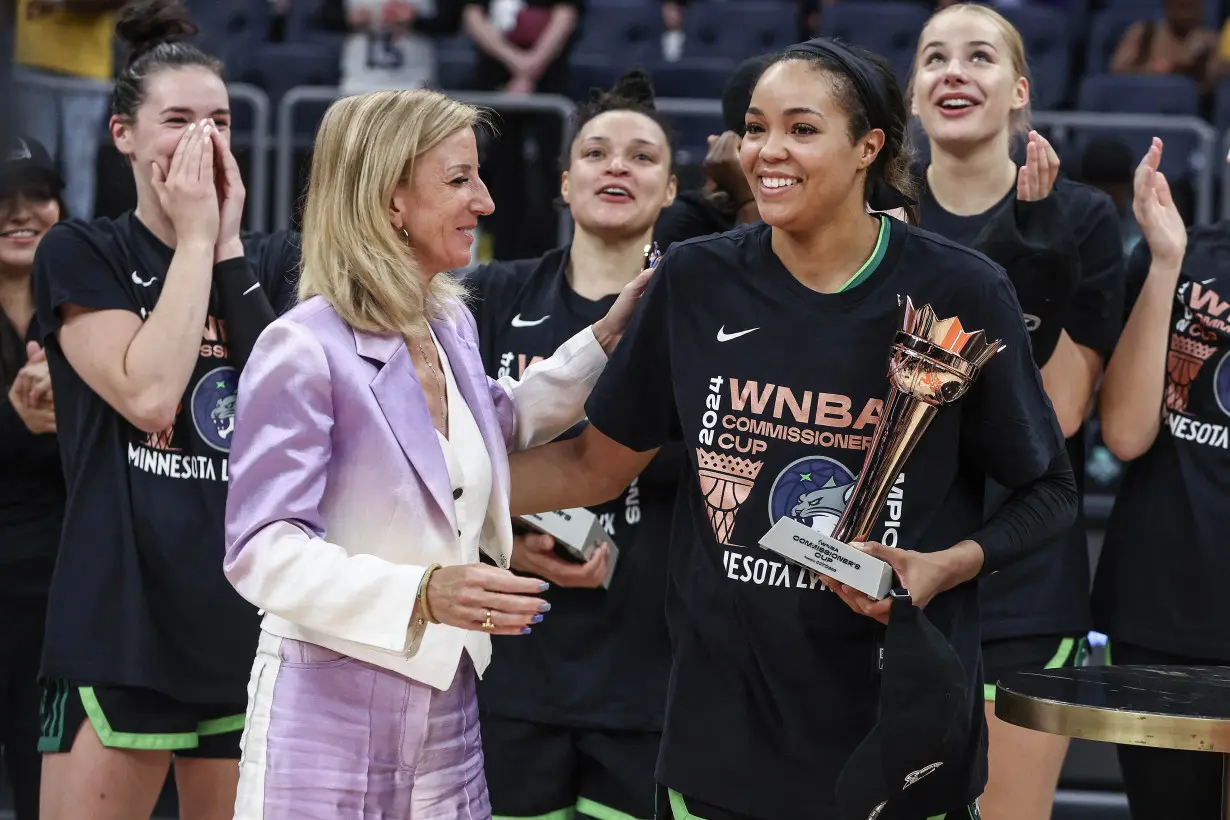 WNBA: Commissioner's Cup-Minnesota Lynx at New York Liberty