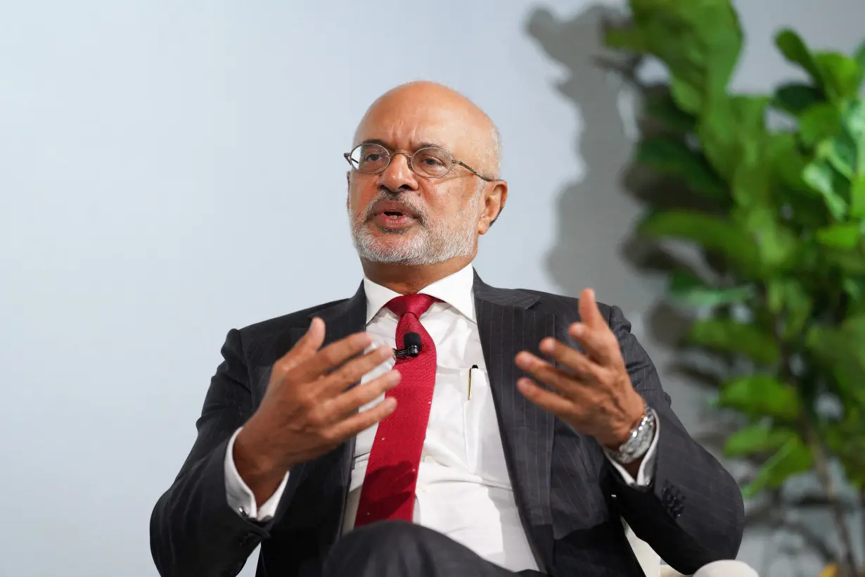 DBS CEO Piyush Gupta speaks at the Reuters NEXT conference in Singapore