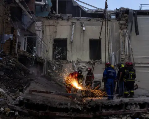 Russian missile attacks kill at least 41, hit children's hospital, Ukraine says