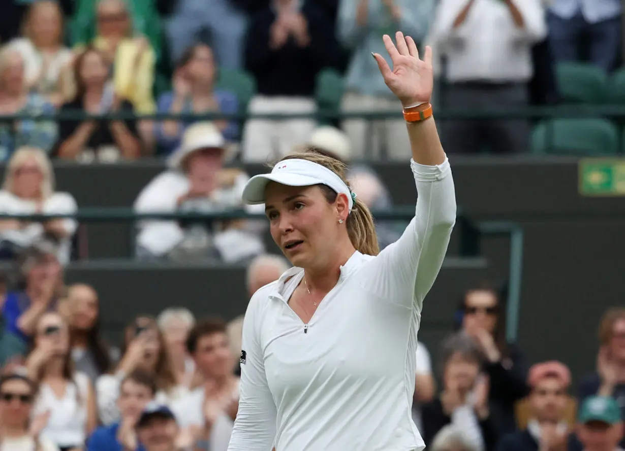 Tennis-Resurgent Vekic puts Sun in shade at Wimbledon to seal semis spot