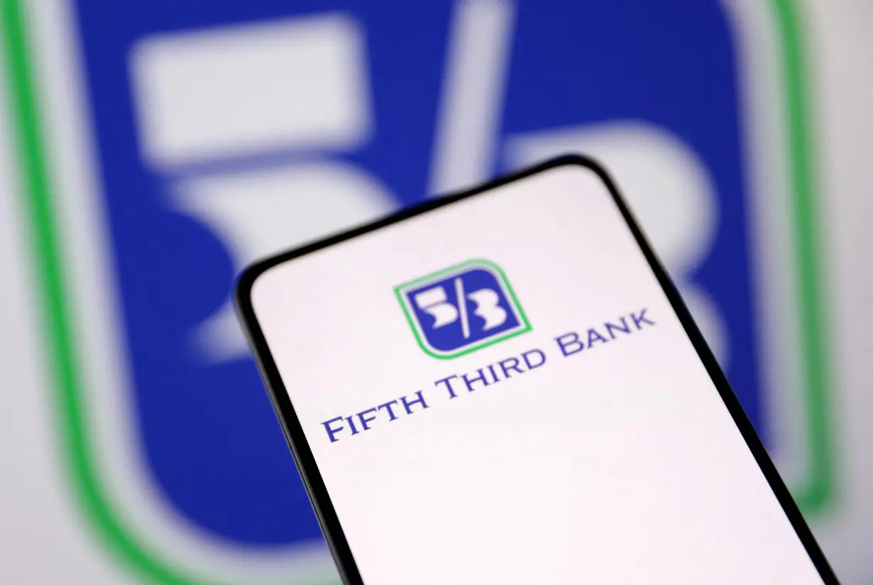 Illustration shows Fifth Third Bank logo