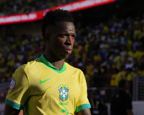 Soccer-Vinicius apologises after Brazil's early Copa America exit