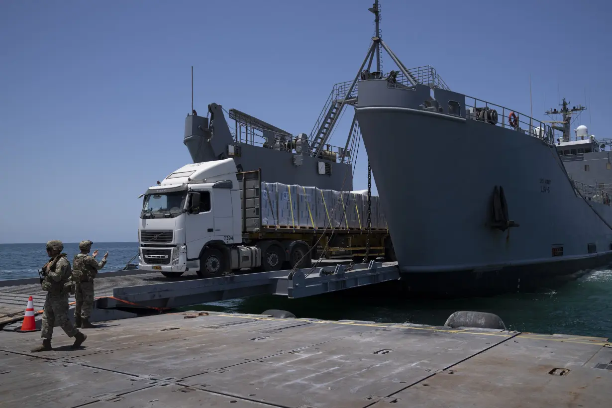 Israel Palestinians Gaza Pier