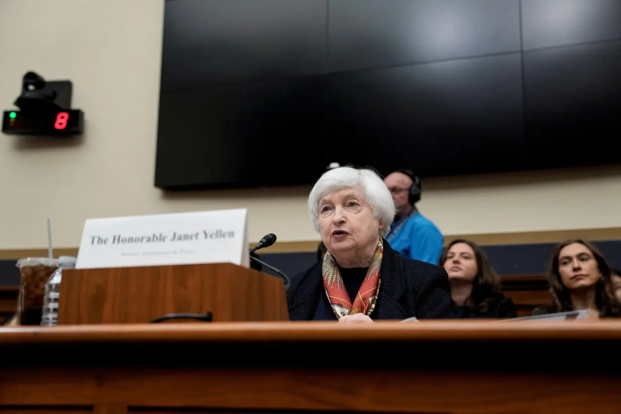 Treasury Secretary Janet Yellen testifies before the House Financial Services Committee, in Washington