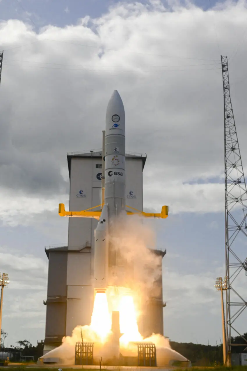 Europe's Ariane 6 rocket takes off, in Kourou