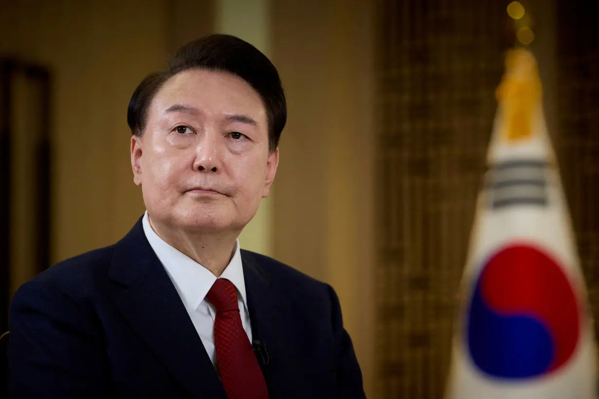 FILE PHOTO: South Korea's Yoon to address his 2024 plans in TV interview