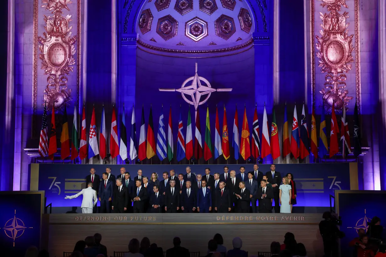 Commemoration of the 75th anniversary of the alliance at a NATO event, in Washington