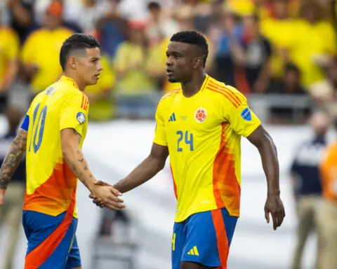 Soccer-Colombia, Uruguay clash in Copa semi-final with records in sight