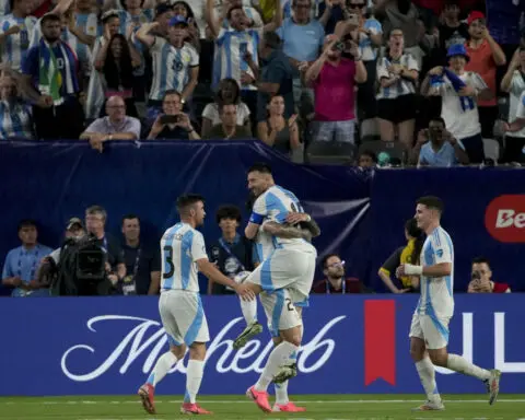 Messi's 109th goal leads defending champion Argentina over Canada 2-0 and into Copa America final