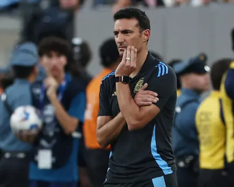 Soccer-No bed of roses: Scaloni hails Argentina's grit after making Copa final