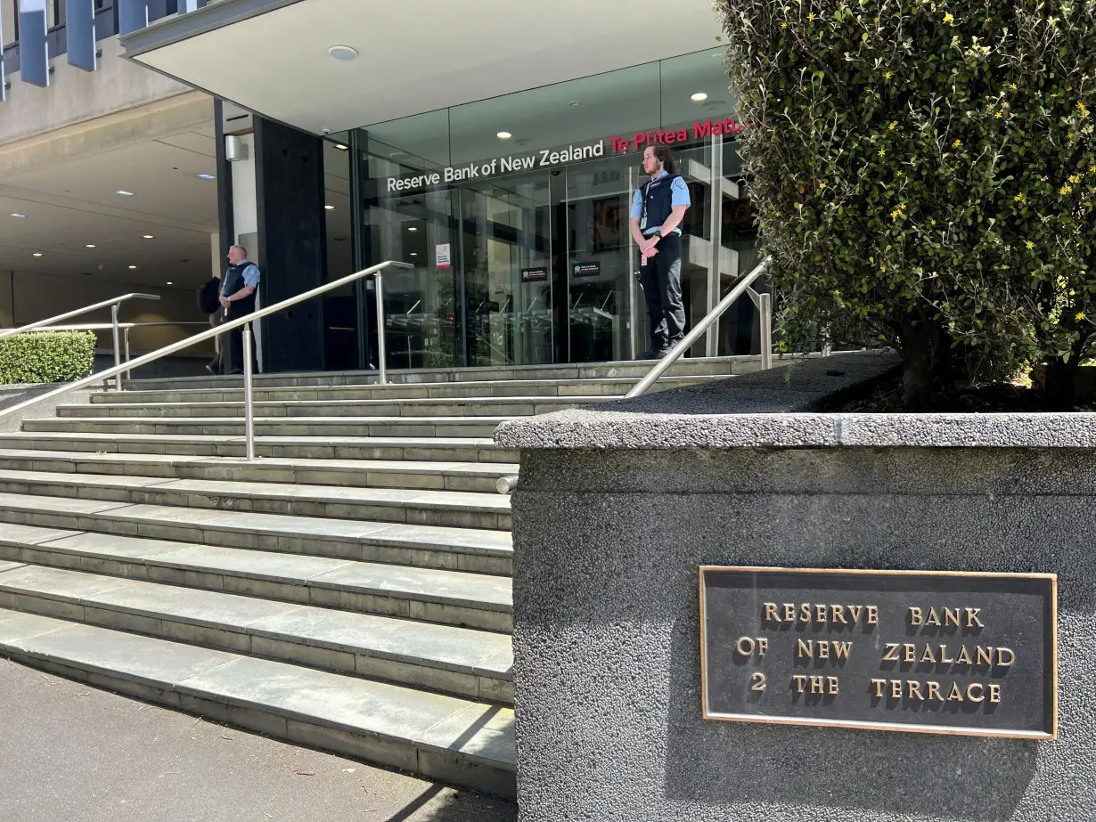 FILE PHOTO: The Reserve Bank of New Zealand in Wellington