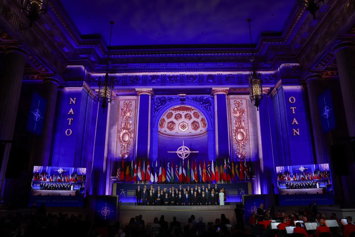 Commemoration of the 75th anniversary of the alliance at a NATO event, in Washington