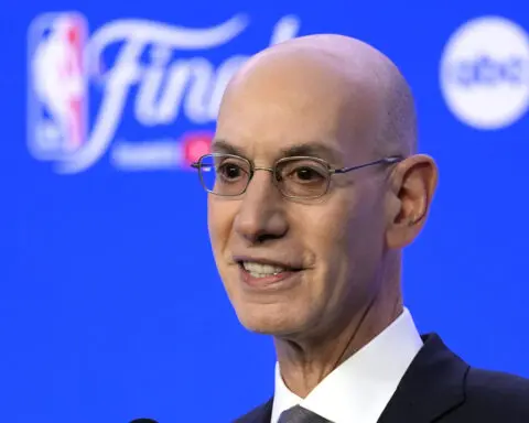 NBA agrees to terms on a new 11-year, $76 billion media rights deal, AP source says