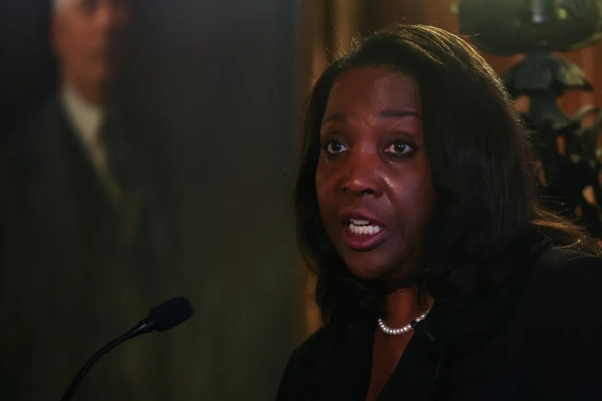 Federal Reserve Governor Lisa D. Cook speaks at the Economic Club of New York in New York City