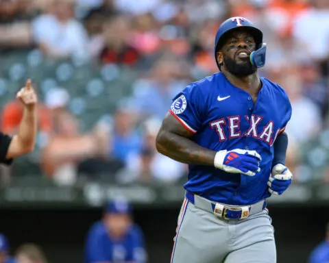 Rangers' Adolis Garcia enters Home Run Derby