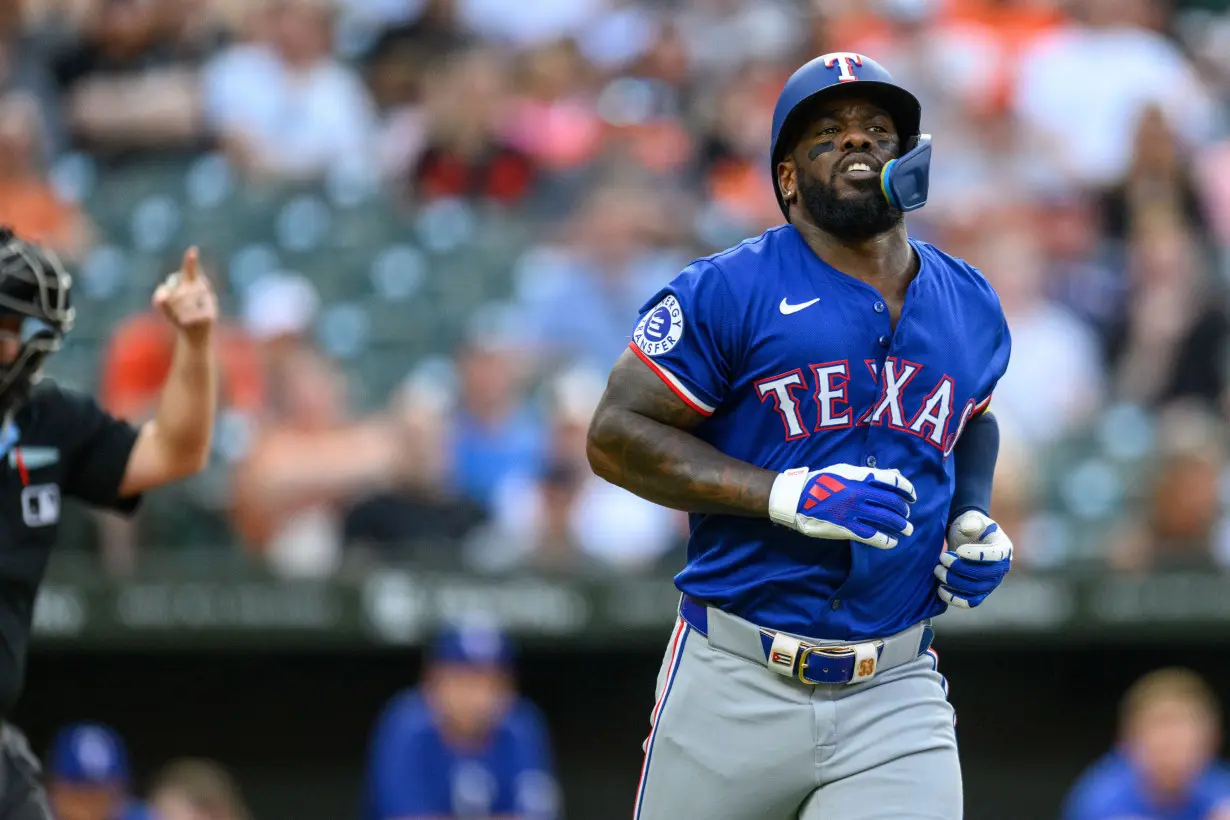 MLB: Texas Rangers at Baltimore Orioles