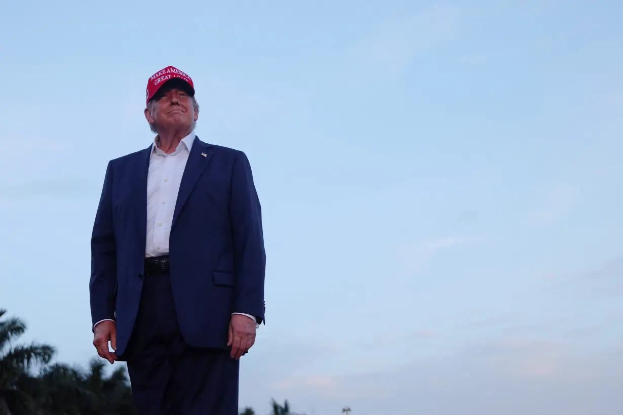 Republican presidential candidate and former U.S. President Trump holds campaign rally in Doral