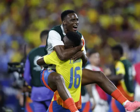 Colombia beats Uruguay 1-0 and will face Lionel Messi and Argentina in Copa America final