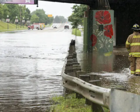 Storm Beryl carves a path toward the Northeast with damage and suspected tornadoes