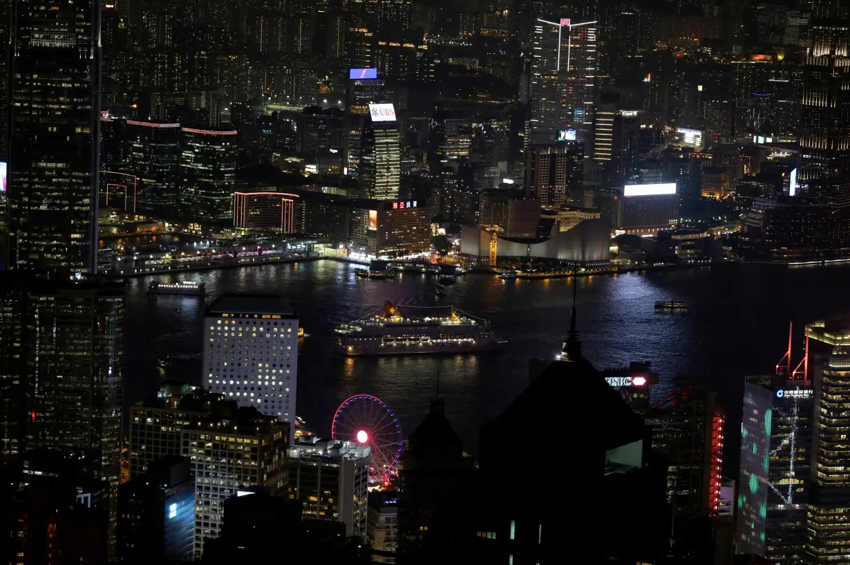 FILE PHOTO: FILE PHOTO: A general view of the city of Hong Kong from the Peak Tower