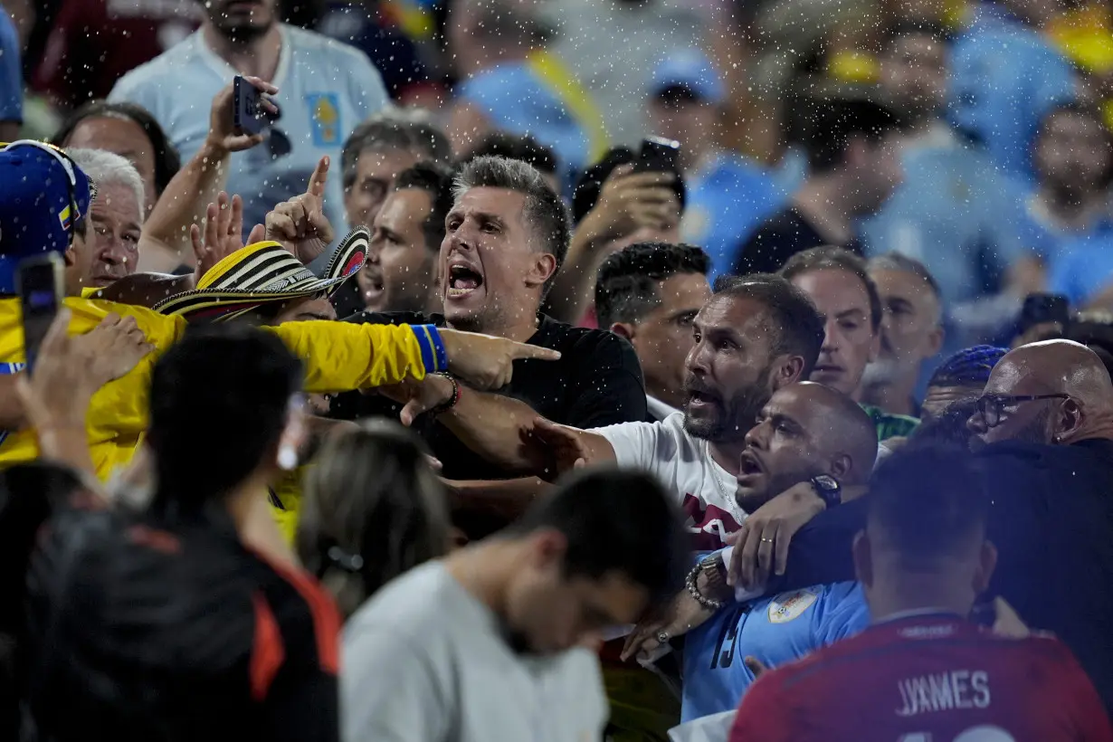 Copa America Soccer Uruguay Colombia