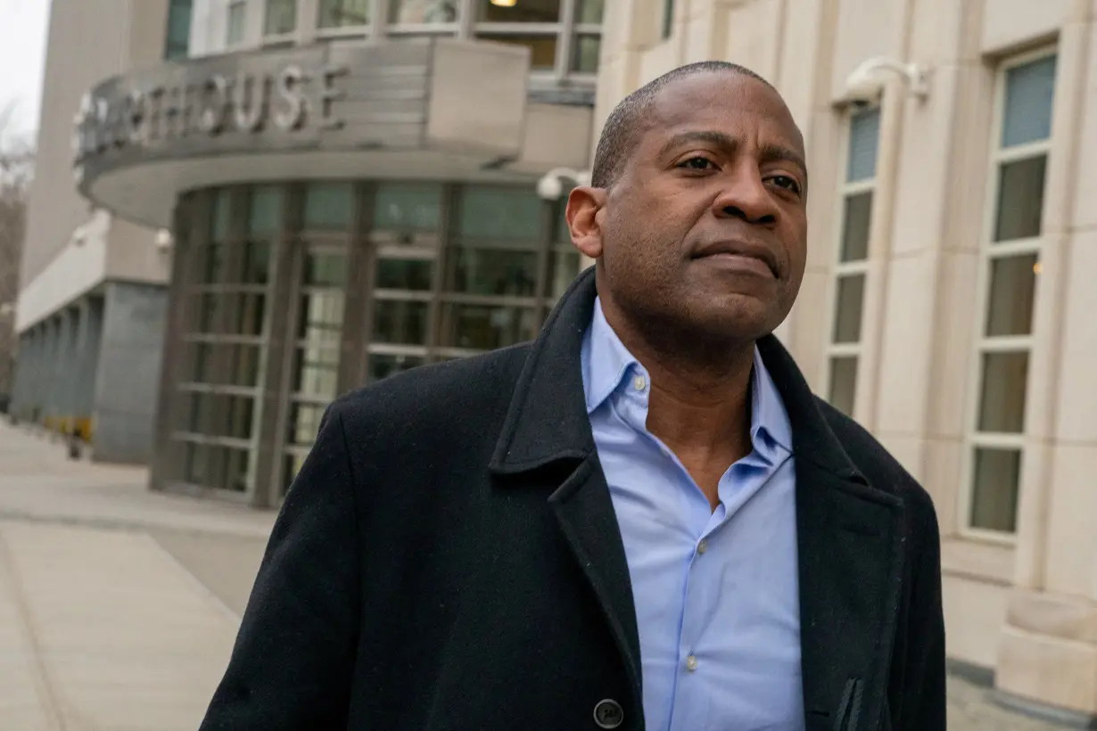 FILE PHOTO: Carlos Watson, CEO of Ozy Media, departs U.S. Federal Court in Brooklyn after being arrested and charged with fraud