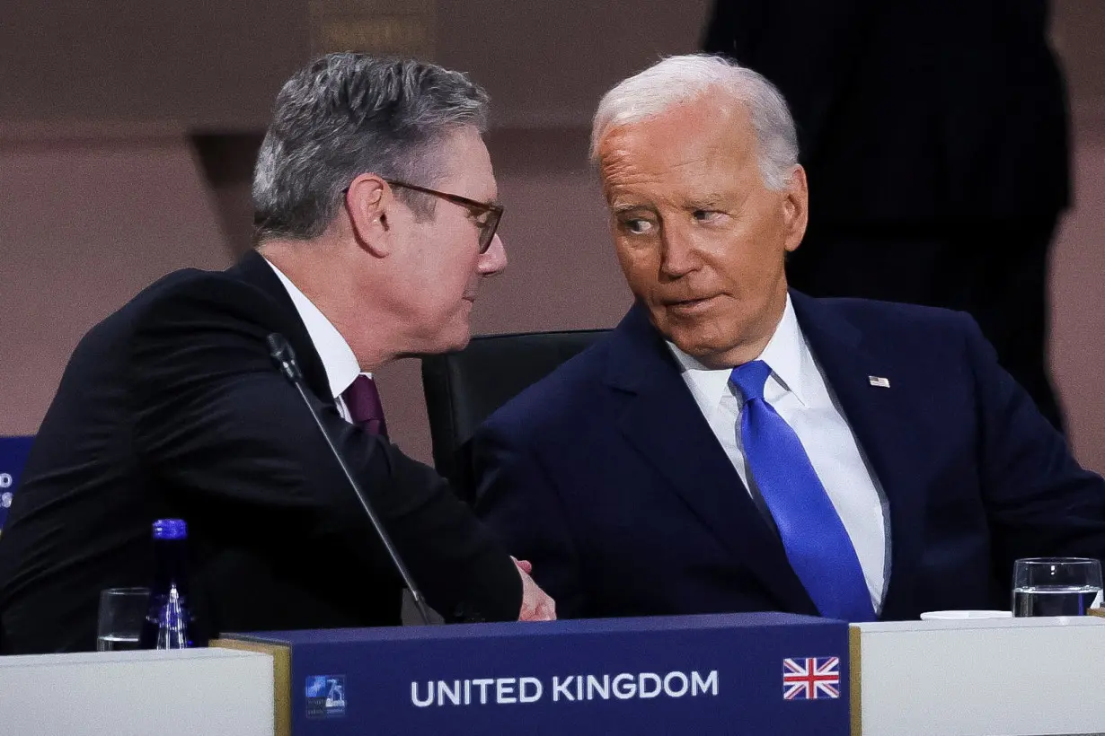 Working session at NATO's 75th anniversary summit in Washington