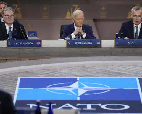 Jens Stoltenberg will wrap up a NATO summit for a final time at the helm