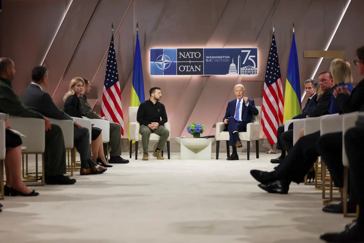 Working session at NATO's 75th anniversary summit in Washington