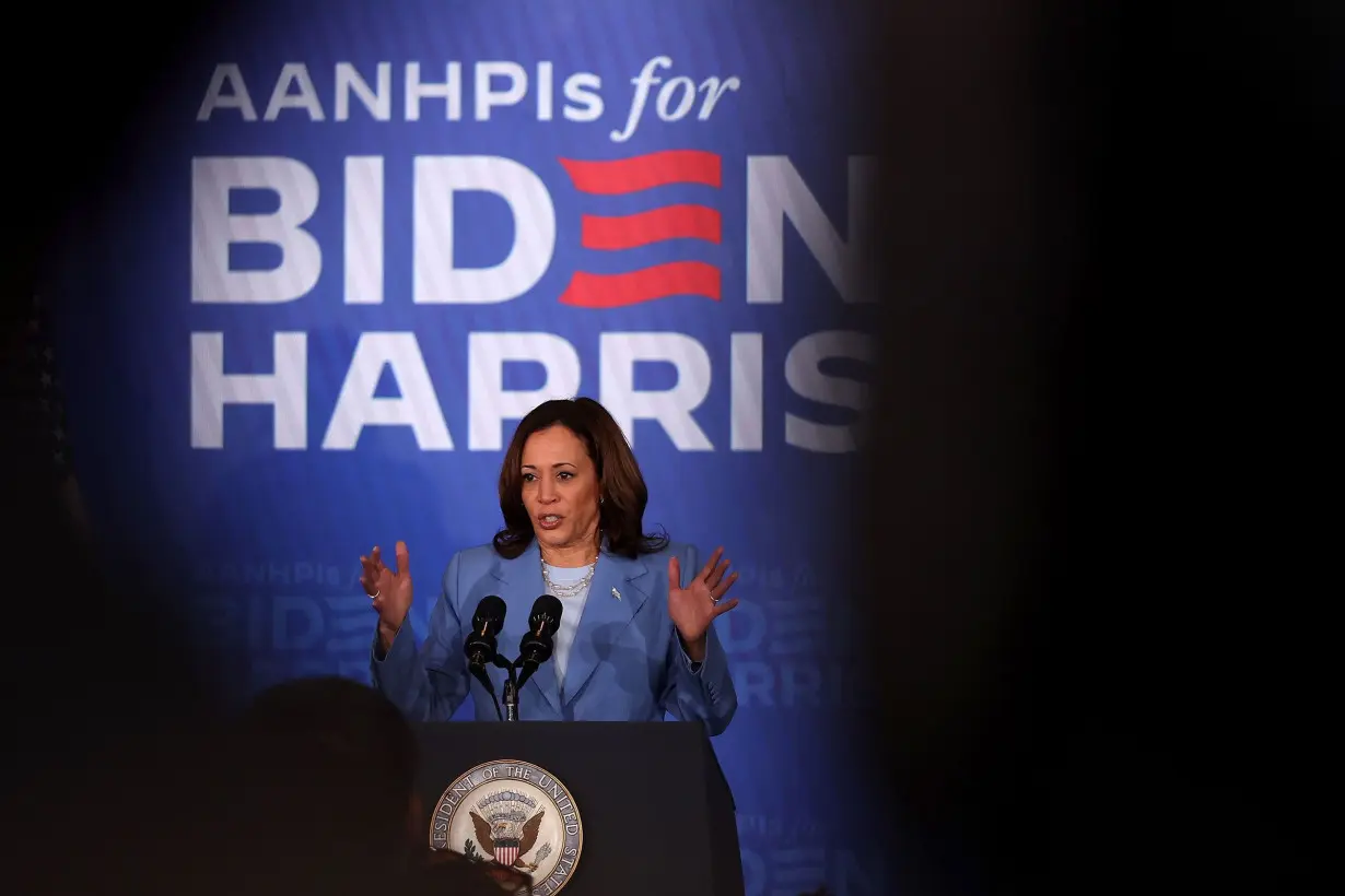 Harris under pressure to outline stakes of the election as Biden faces calls to step aside