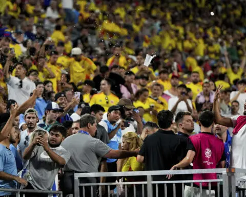 Uruguay players defend decision to enter crowd to protect families amid Copa America brawl