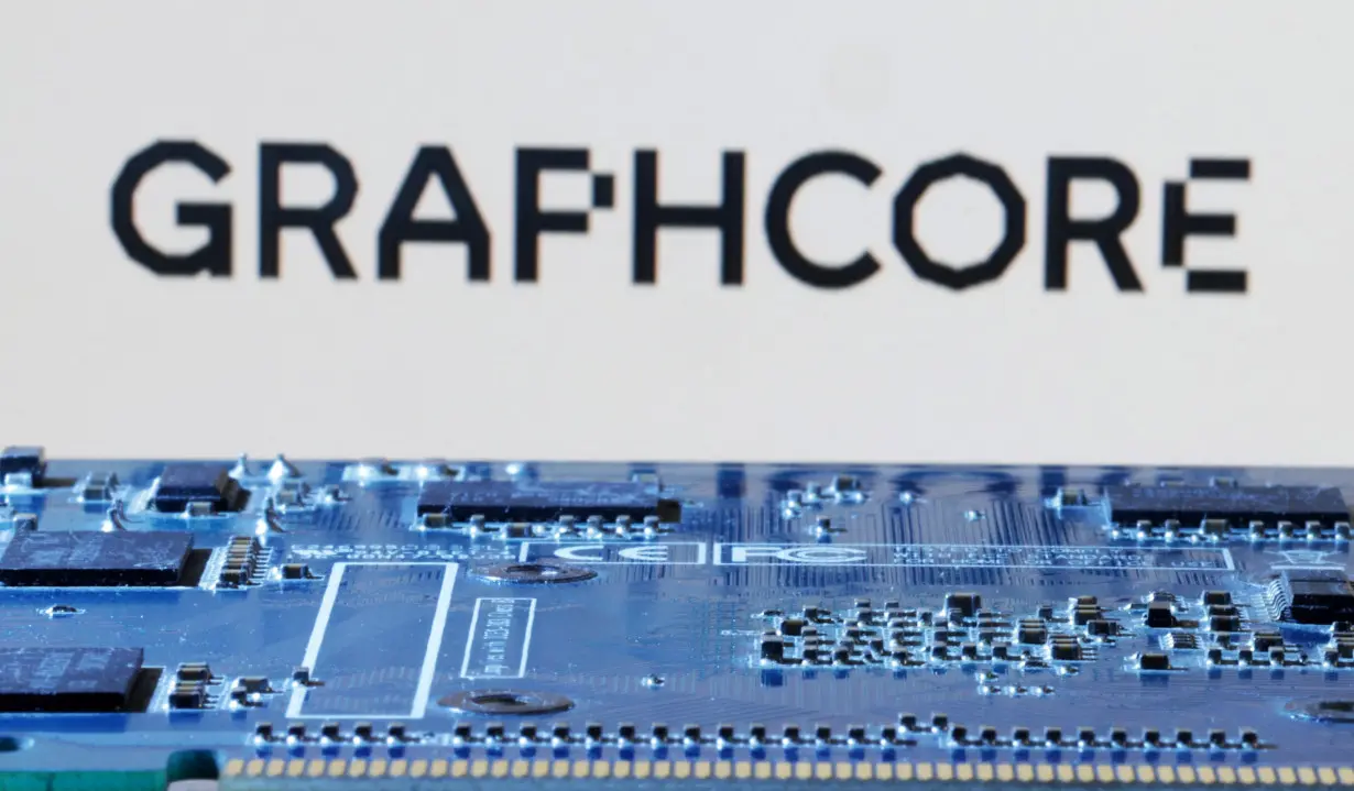 Illustration shows Graphcore logo