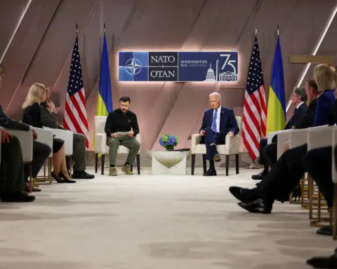 Biden vows US will not walk away from Ukraine