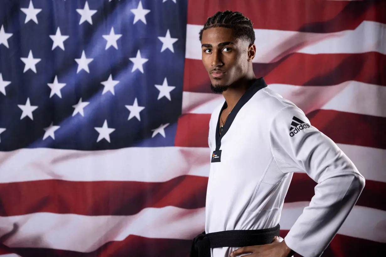 FILE PHOTO: Portraits at the Team USA media summit ahead of the Paris Olympics and Paralympics, at an event in New York