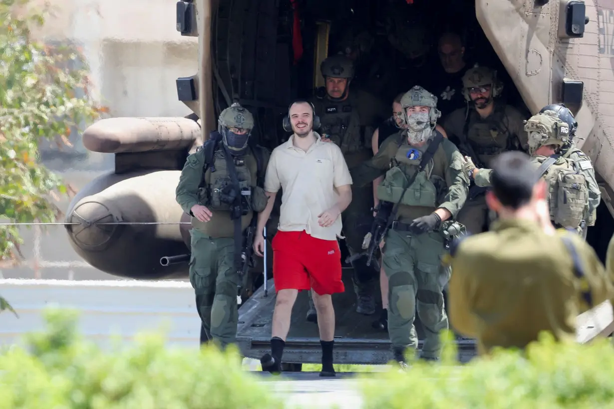 Andrey Kozlov arrives back in Israel after the rescue operation on June 8.