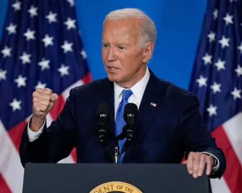 Fact check: Biden’s false and misleading claims at high-stakes news conference