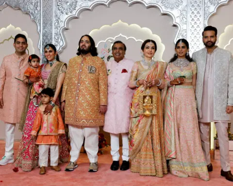 India's Ambani wedding spectacle gets political with Modi posters