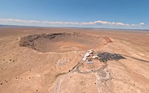 Visit the world's most-preserved meteor crater