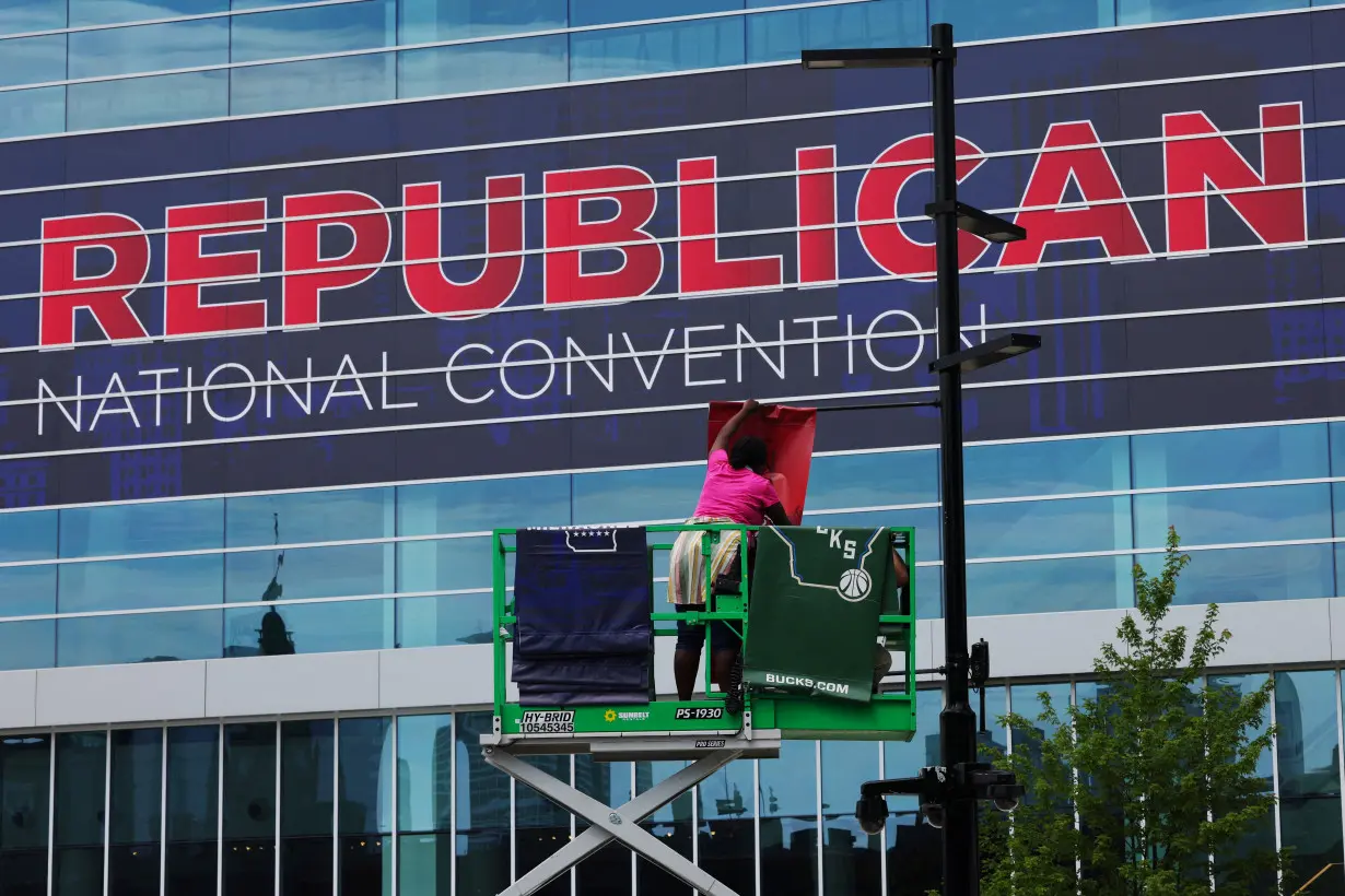 Preparations for the Republican National Convention are underway in Milwaukee