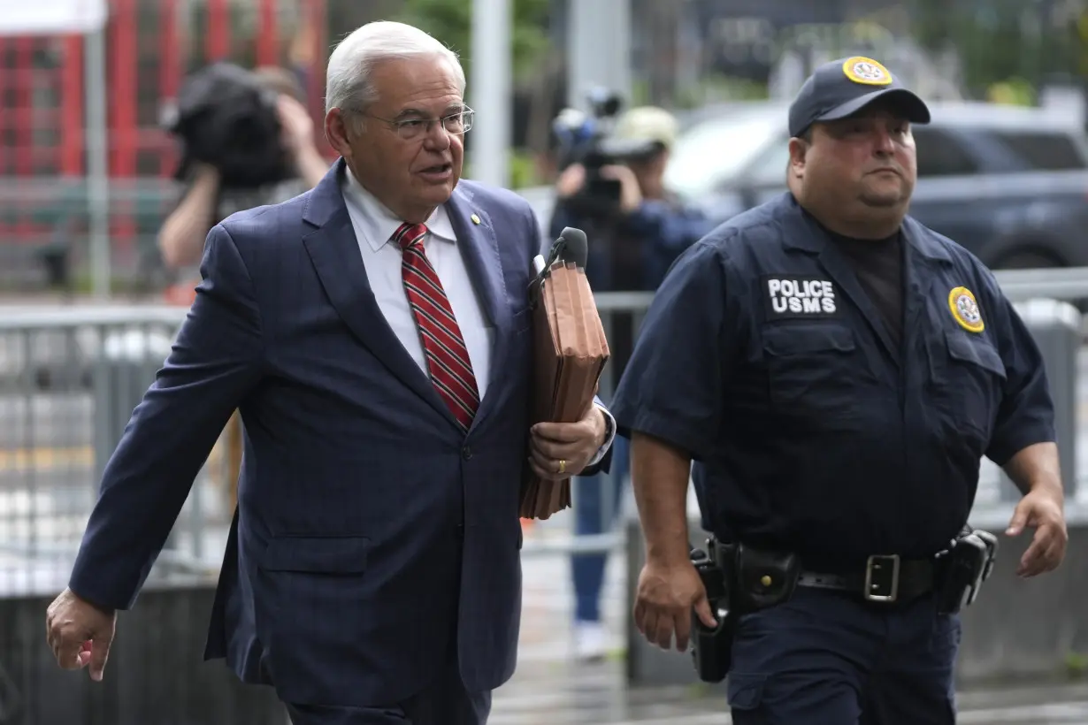 Jury ends first day of deliberations in US Sen. Bob Menendez's corruption trial without a verdict